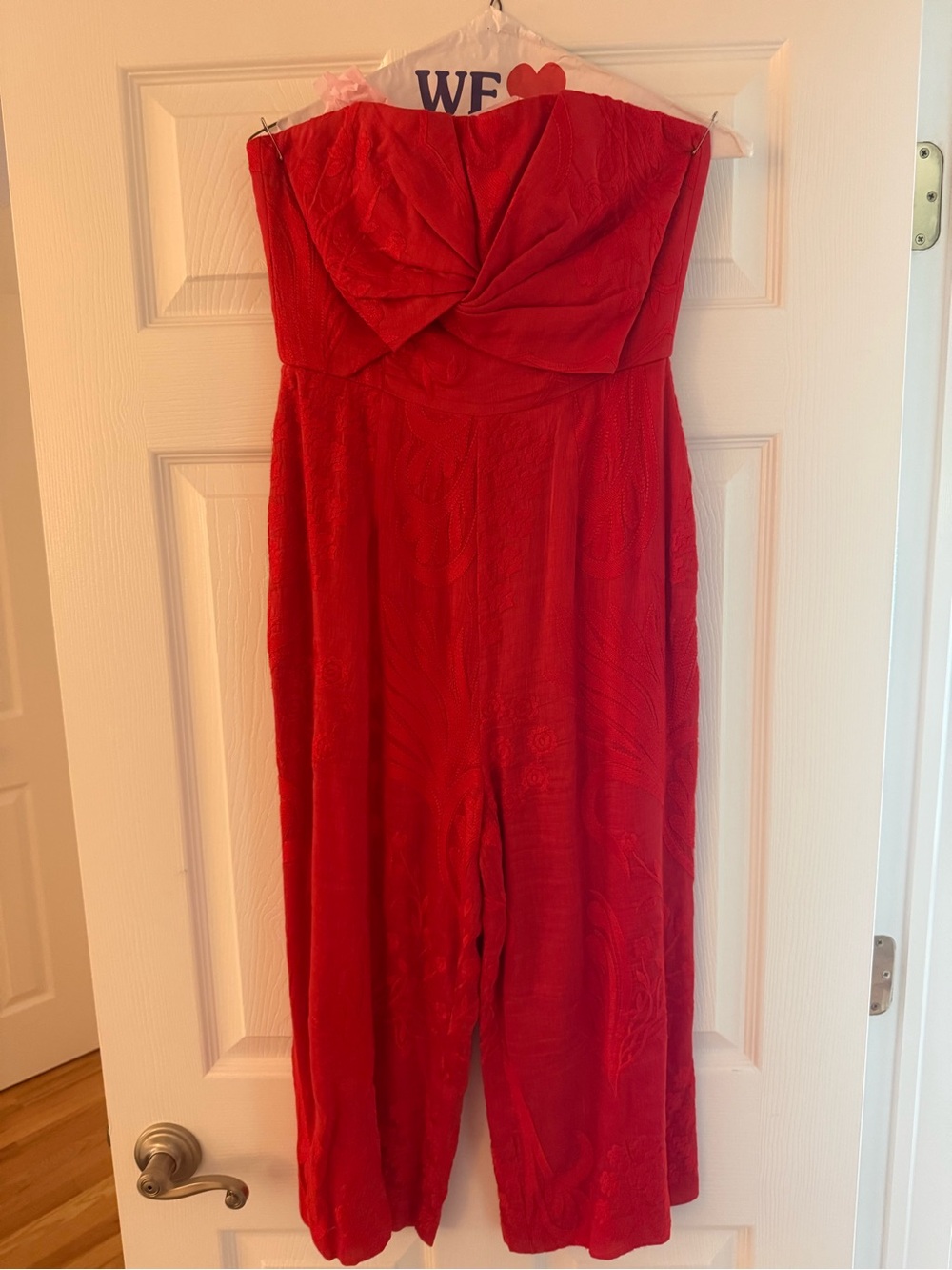Anthropologie Aijek Natalie Embroidered Jumpsuit